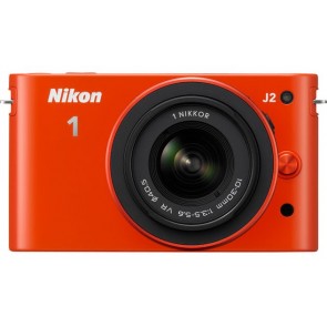 Nikon 1 J2 Kit (10-30mm) Orange Digital SLR Cameras