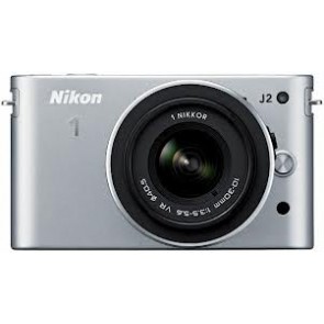 Nikon 1 J2 Kit (10-30mm) Silver Digital SLR Cameras