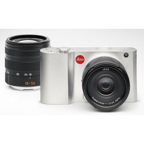 Leica T Typ 701 Kit with 18-56mm and 23mm F2 Lens Silver Mirrorless Digital Camera