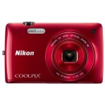 Nikon Coolpix S3300 Red Digital Cameras 