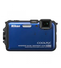 Nikon Coolpix AW100 Blue Digital Cameras