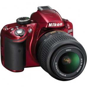 Nikon D3100 Kit with AF-S 18-55mm VR Lens Red Digital SLR Camera (Separate Box)