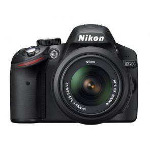 Nikon D3200 Kit 18-55mm Black Digital SLR Cameras