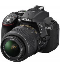 Nikon D5300 Kit (18-55mm)(55-300mm)Black Digital SLR Cameras