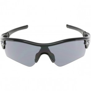 Oakley USA Radar Path OO9051 09-670 Polished Black Grey Sunglasses Eye Size 33mm