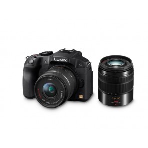 Panasonic G6 X KIT 14-42mm and 45-150mm Black Digital SLR Camera