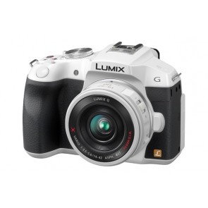 Panasonic Lumix DMC-G6X Kit 14-42mm Lens White Digital SLR Camera