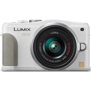 Panasonic Lumix DMC-GF6K Kit with 14-42mm Lens White Digital Camera