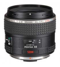 Pentax D FA 645 55mm f2.8 AL IF SDM AW Black Lens