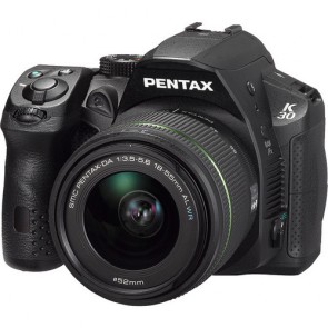 Pentax K-30 (18-55 WR) Kit Black Digital SLR Camera 