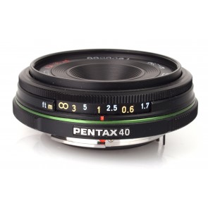 Pentax SMC DA 40mm F2.8 XS Black Lens
