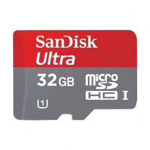 SanDisk Ultra 32GB 30MB/s MicroSDHC (Class 10) Memory Card