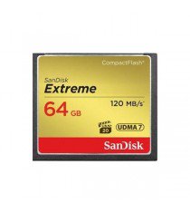 SanDisk Extreme S 64GB SDCFXSB-064G (120MB/s) Compact Flash Memory Card