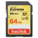 SanDisk Extreme U3 64GB 60MB/s SDXC Memory Card