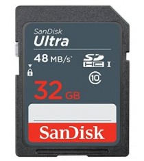 Sandisk Ultra 32GB SDSDUNB-032G 48MB/s SDHC (Class 10) Memory Card