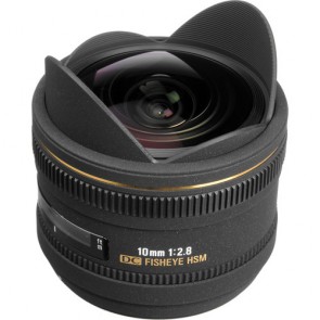 Sigma 10mm f2.8 EX DC Fisheye HSM Lenses (Nikon)