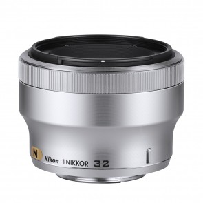 Nikon 1 Nikkor 32mm f1.2 Silver Lenses