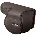 Sony LCS-EML1A Brown Leather Lens Jacket For 16mm