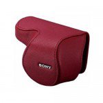 Sony LCS-EML1A Red Leather Lens Jacket For 16mm