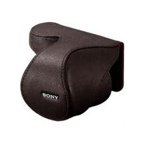 Sony LCS-EML2A Brown Leather Lens Jacket For SEL1855