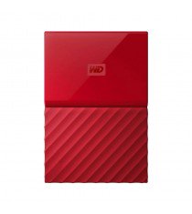 WD My Passport USB 3.0 1TB WDBYNN0010BRD External Hard Drive (Red)