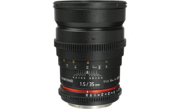Samyang 35mm T1.5 VDSLR for Canon Lens