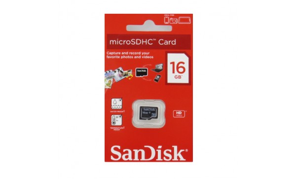 SanDisk T-Flash 16GB MicroSDHC (Class 4) Memory Card