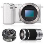 Sony Alpha NEX-5RY Double Kit (16-50)(55-210)White Digital Camera