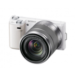 Sony NEX-5N Kit White with 18-55mm Lens Digital SLR Cameras