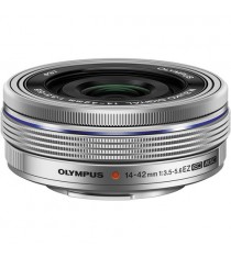 Olympus M.Zuiko Digital ED 14-42mm 1:3.5-5.6 EZ Silver Lens (White Box)