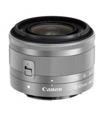 Canon EF-M 15-45mm f/3.5-6.3 IS STM Silver Lens (White Box)