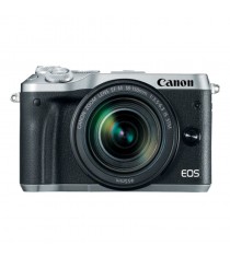 Canon EOS M6 Mirrorless with EF-M 18-150mm f/3.5-6.3 IS STM Lens Silver