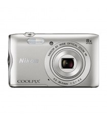 Nikon Coolpix A300 Silver Digital Compact Camera