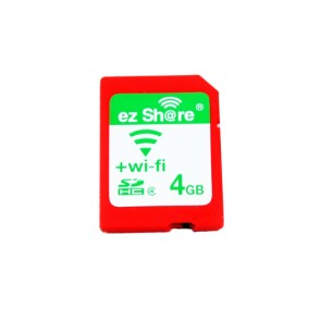 EZ Share Wireless Transmission 4GB SDHC Memory Card Orange (Wi-Fi, Class 4)