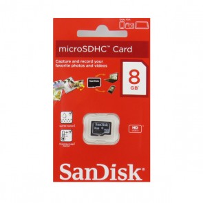 SanDisk T/Flash microSDHC Card 8GB (Class 4) Memory Cards