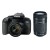 Canon EOS 800D Kit with 18-55mm and 55-250 f/4-5.6 IS STM Lenses Black Digital SLR Camera