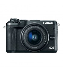 Canon EOS M6 with EF-M 15-45mm f/3.5-6.3 IS STM Lens (Black)