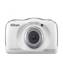 Nikon Coolpix W100 White Digital Compact Camera