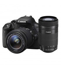 Canon EOS 700D Kit with EF-S 18-55mm f/3.5-5.6 IS STM and EF-S 55-250mm f/4-5.6 IS STM Lens Black Digital SLR Camera
