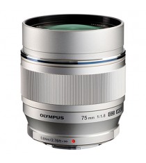 Olympus M.Zuiko Digital ED 75mm f/1.8 Silver Lens