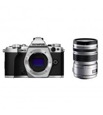 Olympus OM-D E-M5 Mark II with 12-50mm Mirrorless Micro 4/3 Lens Silver Digital SLR Camera