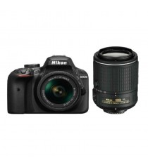 Nikon D3400 with 18-55mm and 55-300 VR Lenses Black Digital SLR Camera